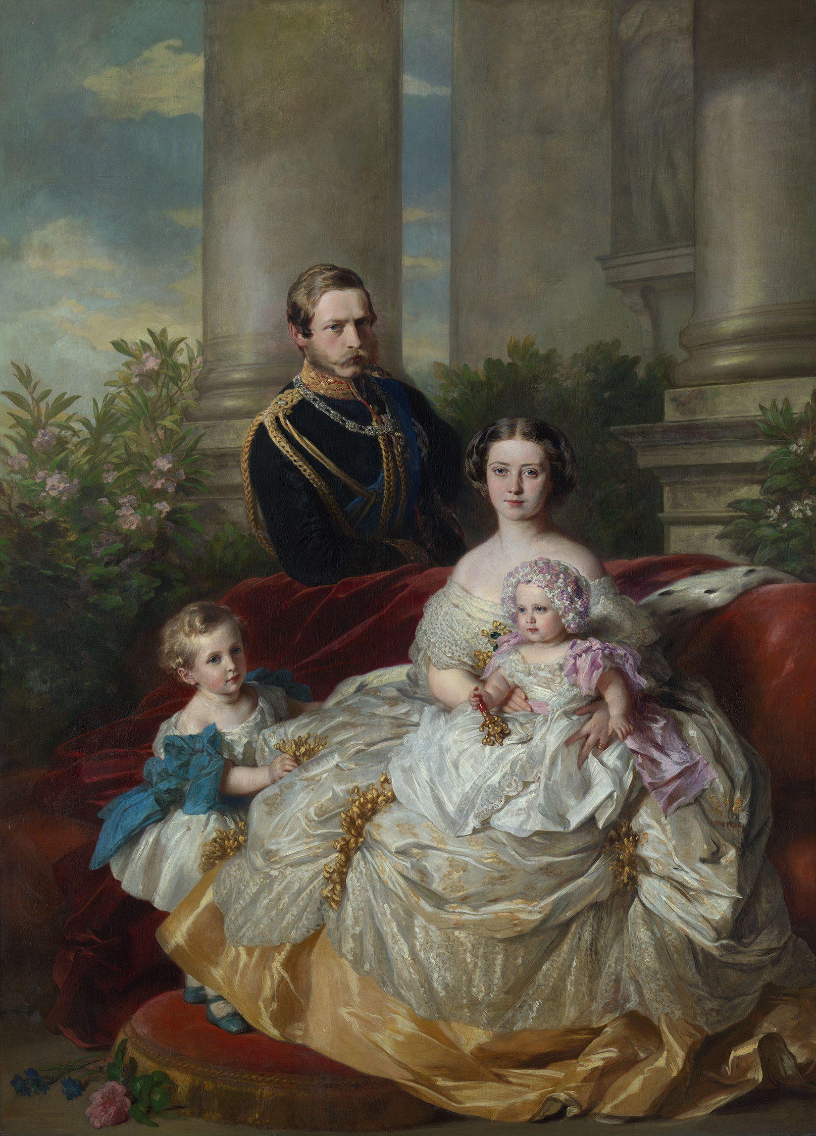 Le prince et la princesse royale de Prusse et leurs enfants (Winterhalter, 1861)