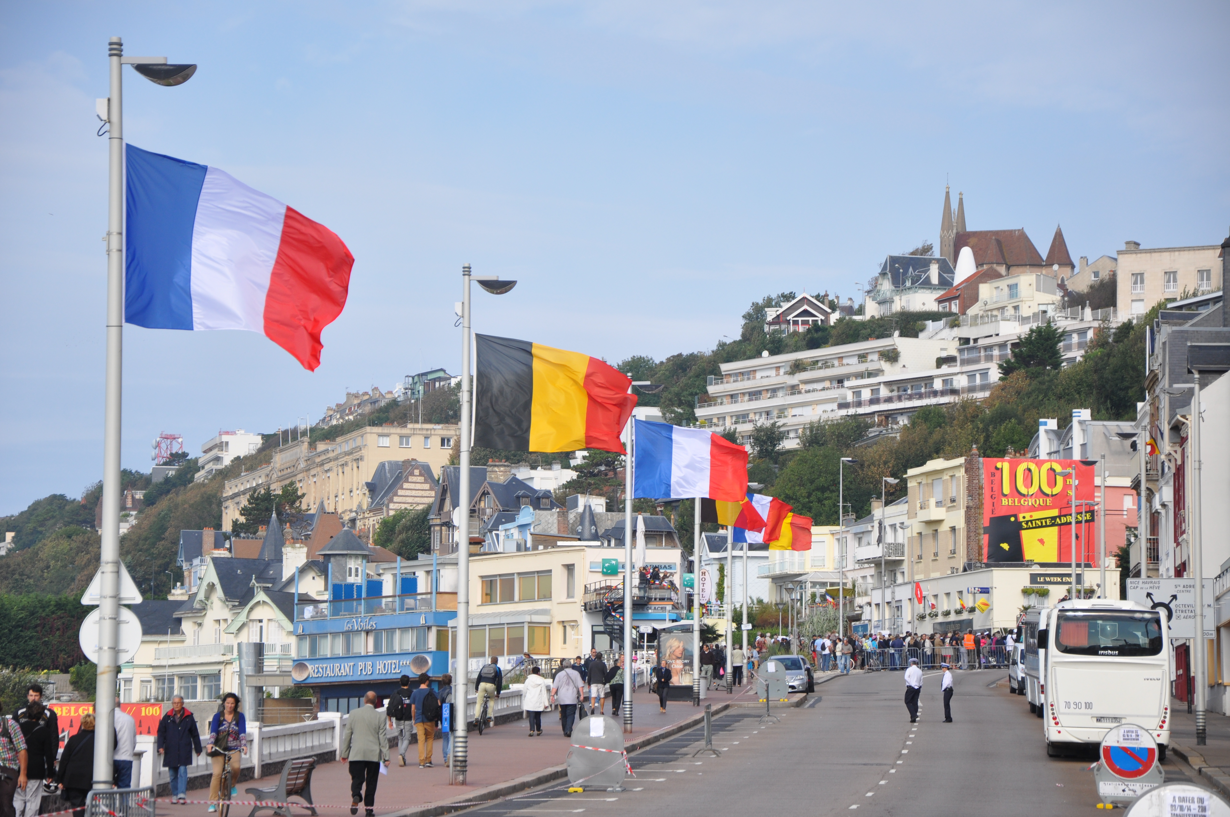 Le front de mer de Sainte-Adresse.