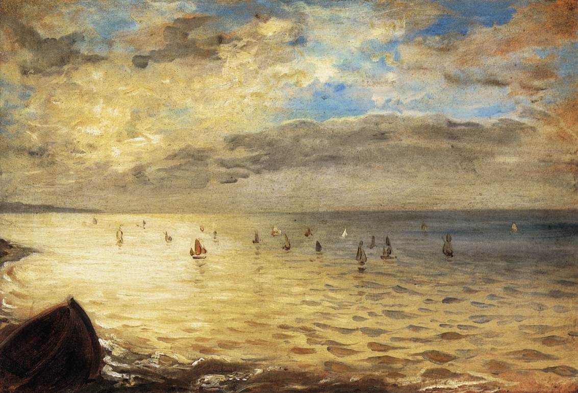 La Mer vue des hauteurs de Dieppe, Eugène Delacroix, 1852-1854, Musée du Louvre