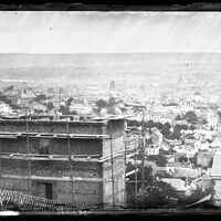 Vue générale de Rouen prise des hauteurs à l'ouest