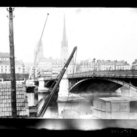 Rouen. Pont Boieldieu et Théâtre des Arts