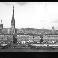 Rouen. Vue générale depuis la rive gauche