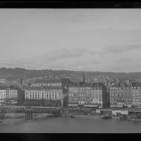 Rouen. Vue générale depuis la rive gauche