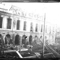 Rouen. Ruines du Théâtre des arts après l'incendie de 1876