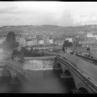 Rouen. Le pont Corneille et l'île Lacroix