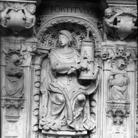 Cathédrale de Rouen. Détail du tombeau du Cardinal d'Amboise