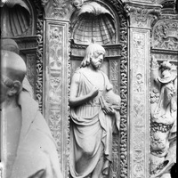 Cathédrale de Rouen. Détail du tombeau du Cardinal d'Amboise