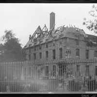 Rouen. Musée départemental des Antiquités après l'incendie du 21 avril 1894