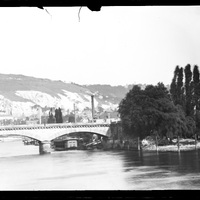 Rouen. Pont Corneille et île Lacroix