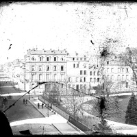 Rouen. Rue Thiers (rue Lecanuet) et jardin Solférino (square Verdrel)