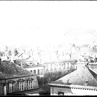 Rouen. Vue générale de l'ouest de la ville depuis les toits