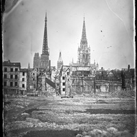 Rouen. Démolitions pour le percement de la rue Alsace-Lorraine