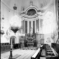 Rouen. Intérieur de la chapelle des Bénédictines du Saint-Sacrement