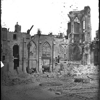Rouen. Ruines de l'église Saint-Martin-sur-Renelle