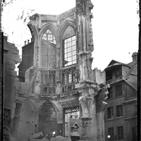 Rouen. Ruines de l'église Saint-Martin-sur-Renelle